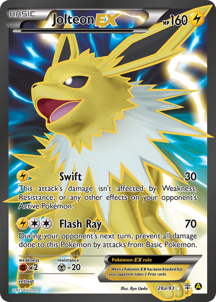 Jolteon-EX - Generations SET-28a