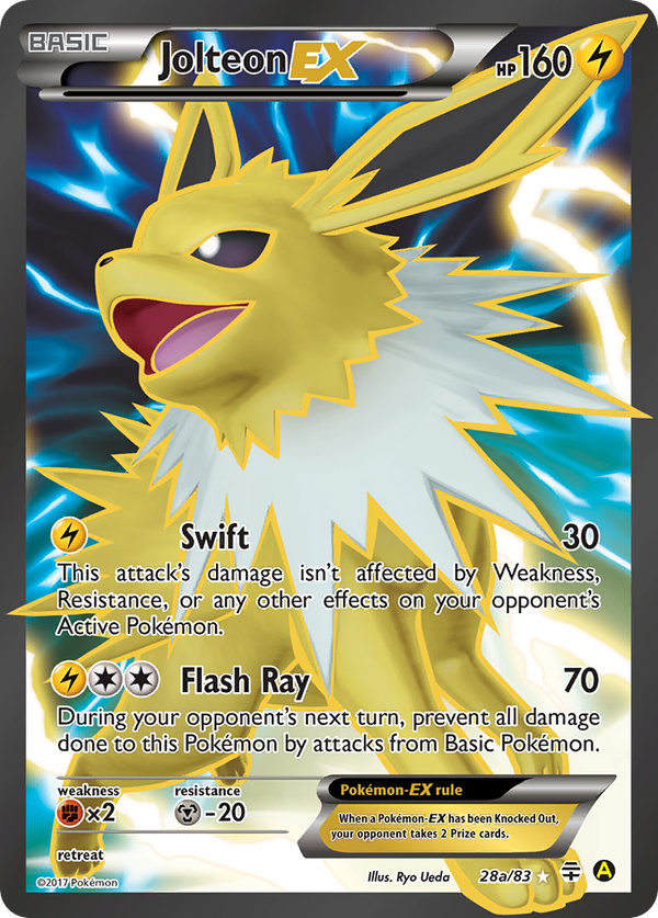 Jolteon-EX - Generations SET-28a