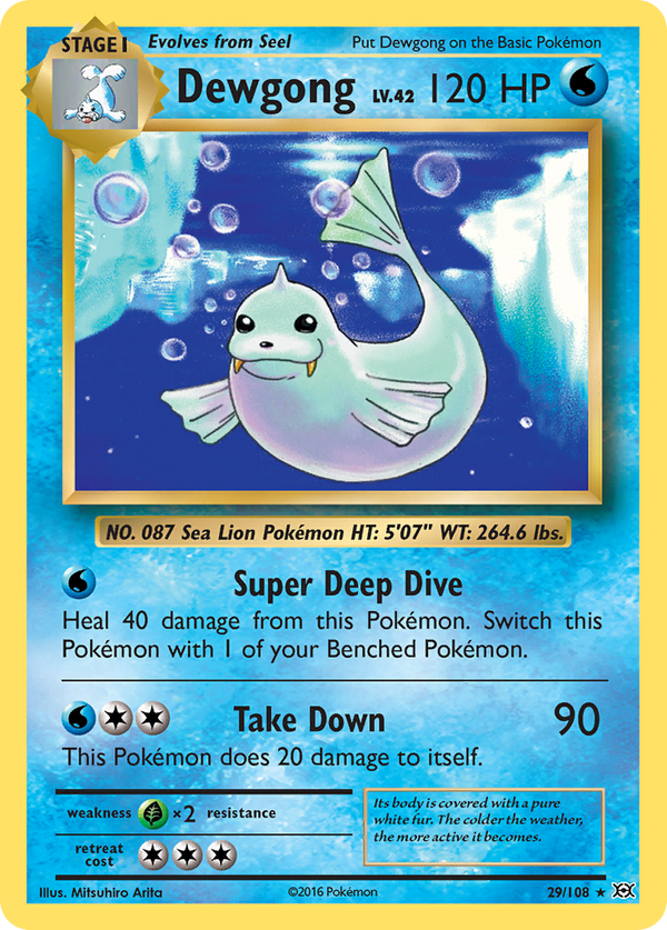 Dewgong - Evolutions SET-29