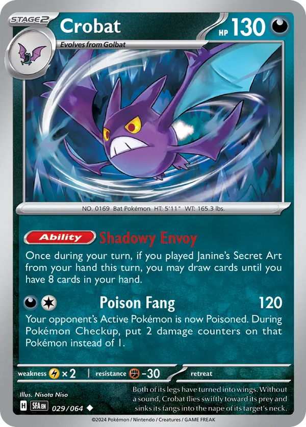 Crobat - Shrouded Fable SET-29