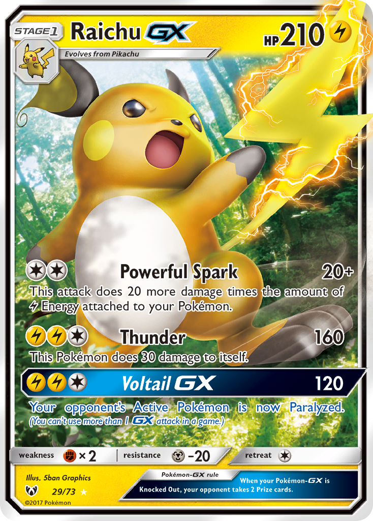 Raichu-GX - Shining Legends SET-29