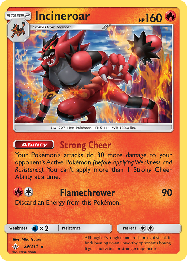 Incineroar - Unbroken Bonds SET-29