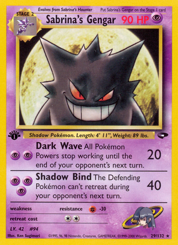 Sabrina's Gengar - Gym Challenge SET-29