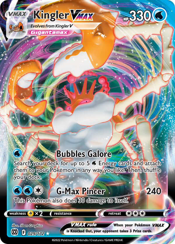 Kingler VMAX - Brilliant Stars SET-29