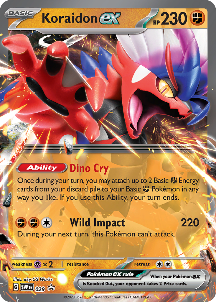 Koraidon EX - Scarlet & Violet Black Star Promos SET-29