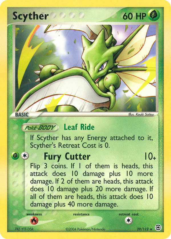 Scyther - FireRed & LeafGreen SET-29