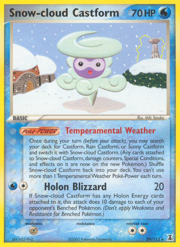 Snow-cloud Castform - Delta Species SET-29