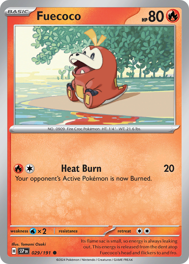 Fuecoco - Surging Sparks SET-29