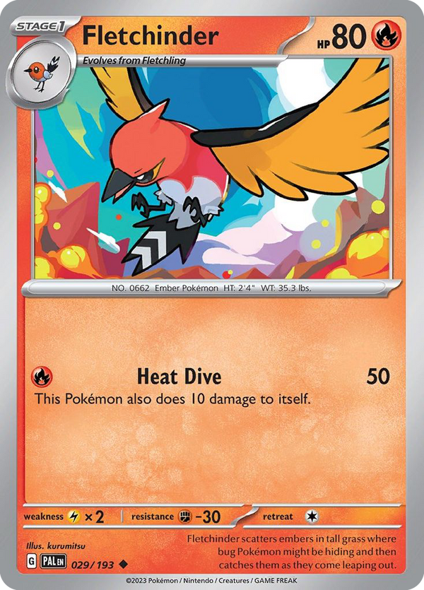 Fletchinder - Paldea Evolved SET-29