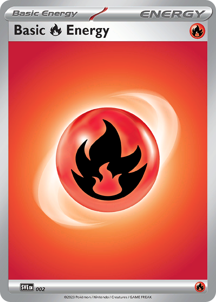 Basic Fire Energy - Scarlet & Violet Energies SET-2