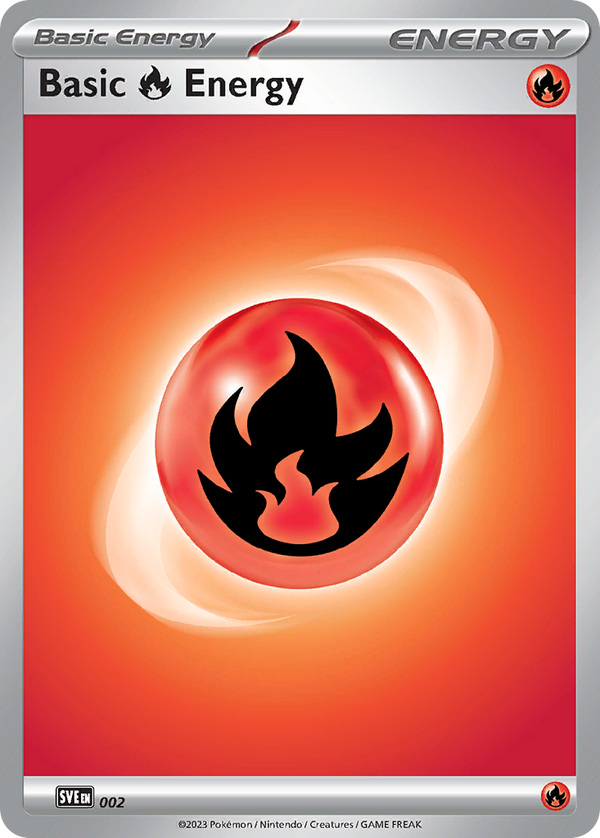 Basic Fire Energy - Scarlet & Violet Energies SET-2