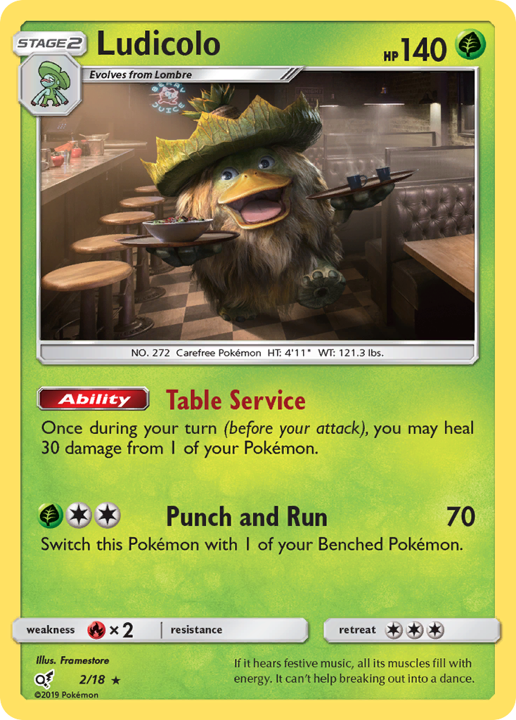 Ludicolo - Detective Pikachu SET-2