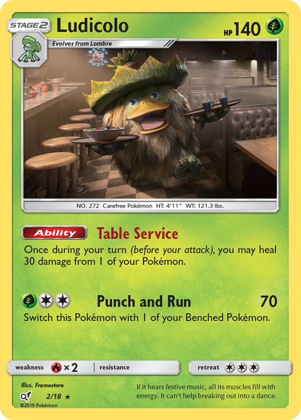 Ludicolo - Detective Pikachu SET-2
