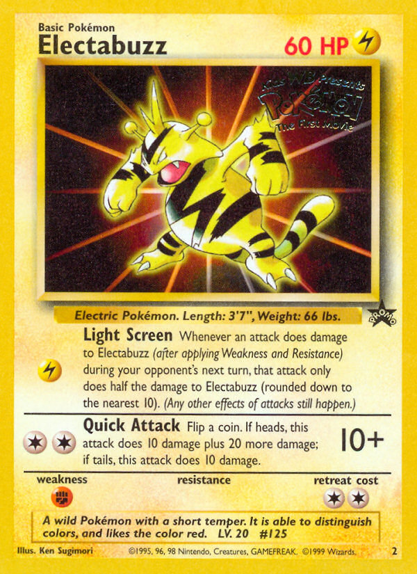 Electabuzz - Wizards Black Star Promos SET-2