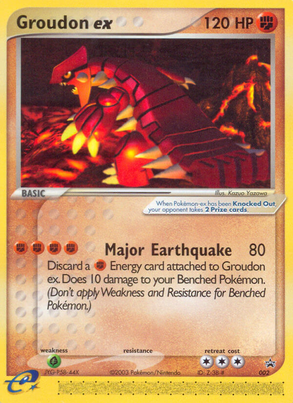 Groudon EX - Nintendo Black Star Promos SET-2
