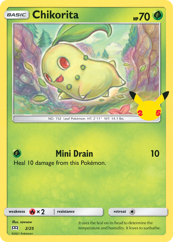 Chikorita - McDonald's Collection 2021 SET-2