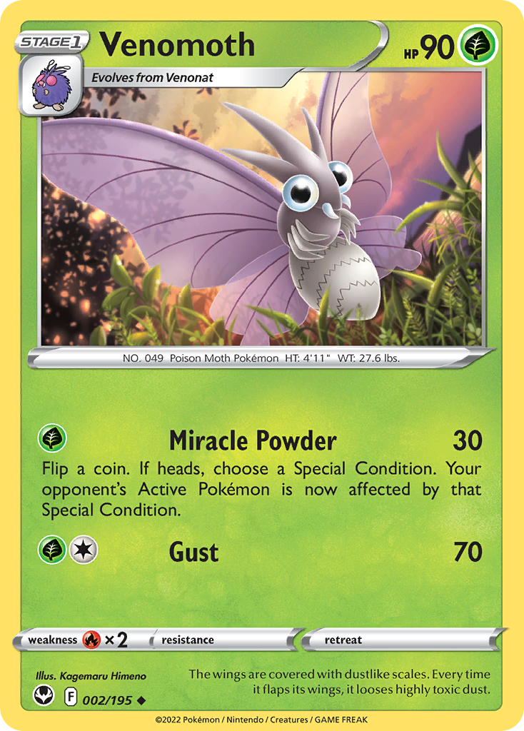Venomoth - Silver Tempest SET-2