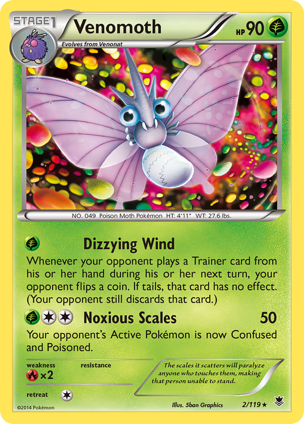 Venomoth - Phantom Forces SET-2
