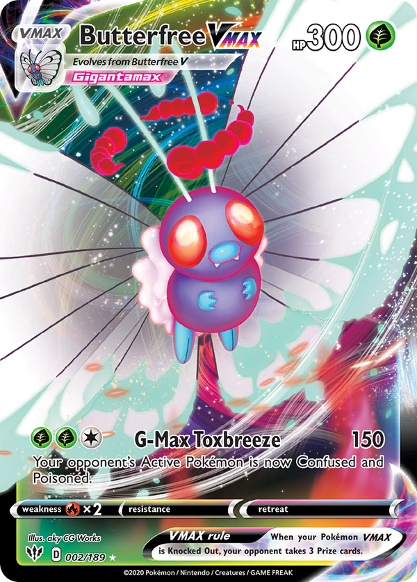 Butterfree VMAX - Darkness Ablaze SET-2