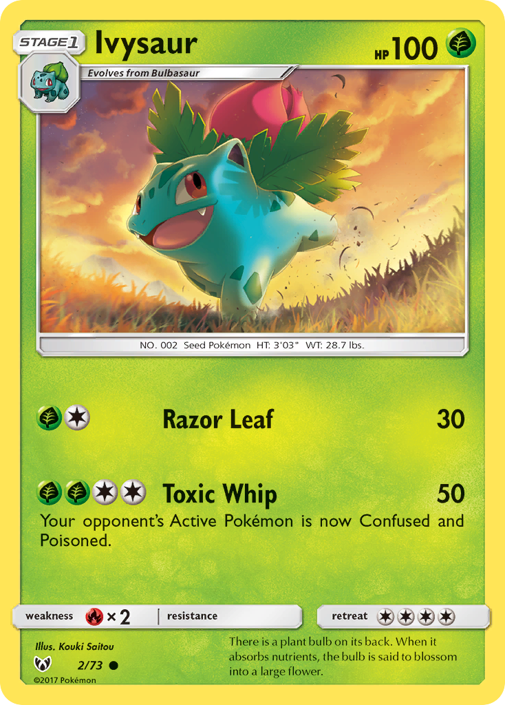 Ivysaur - Shining Legends SET-2