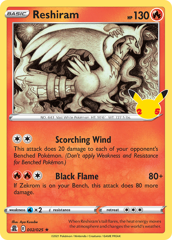 Reshiram - Celebrations SET-2