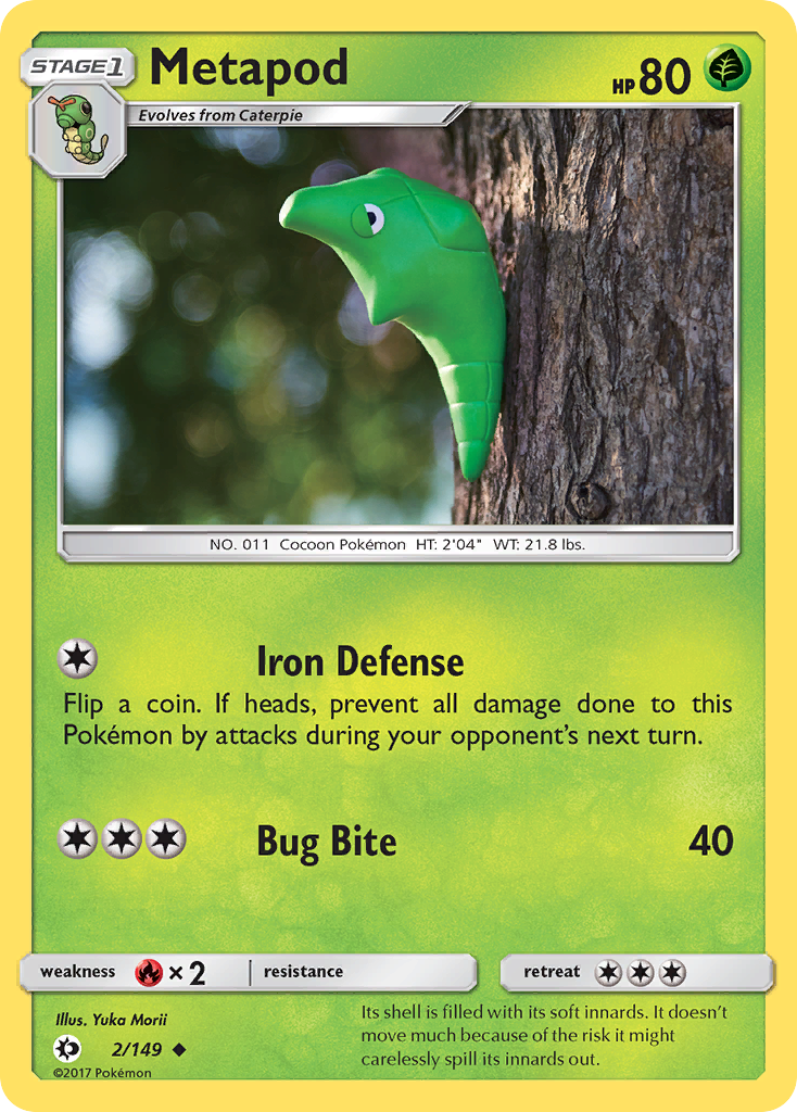 Metapod - Sun & Moon SET-2