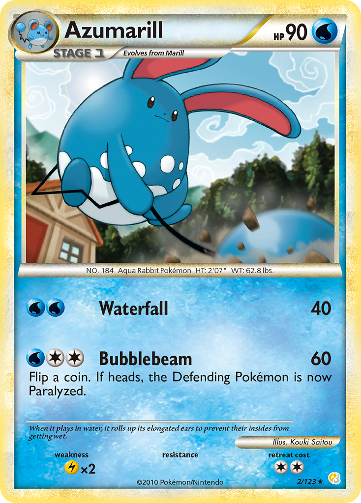 Azumarill - HeartGold & SoulSilver SET-2