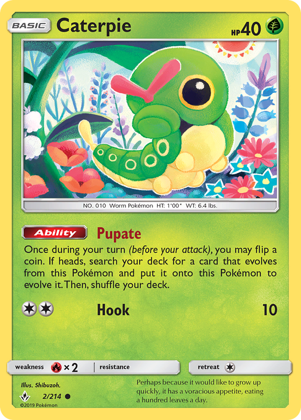 Caterpie - Unbroken Bonds SET-2