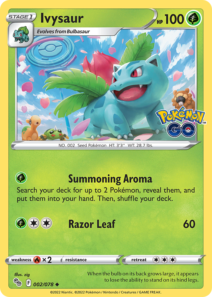 Ivysaur - Pokemon GO SET-2