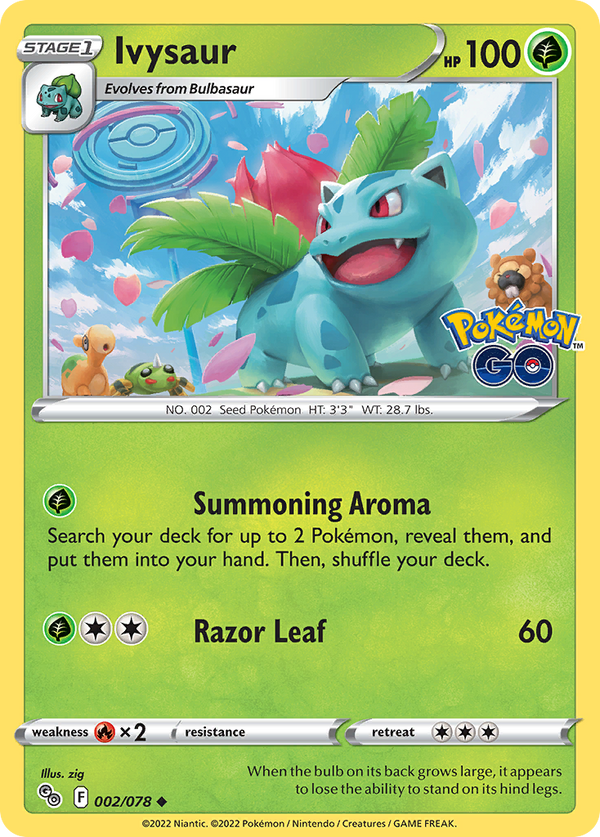 Ivysaur - Pokemon GO SET-2