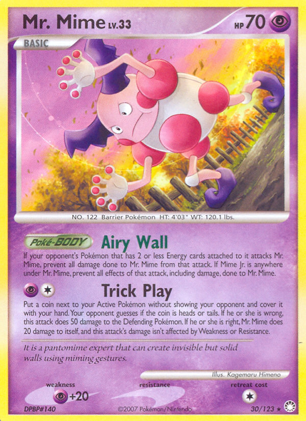 Mr. Mime - Mysterious Treasures SET-30