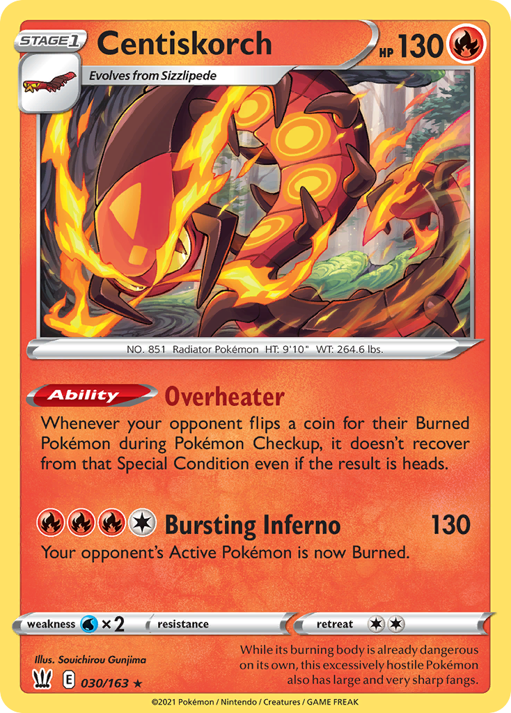 Centiskorch - Battle Styles SET-30
