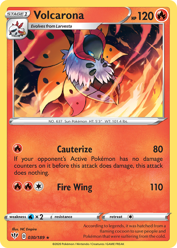 Volcarona - Darkness Ablaze SET-30