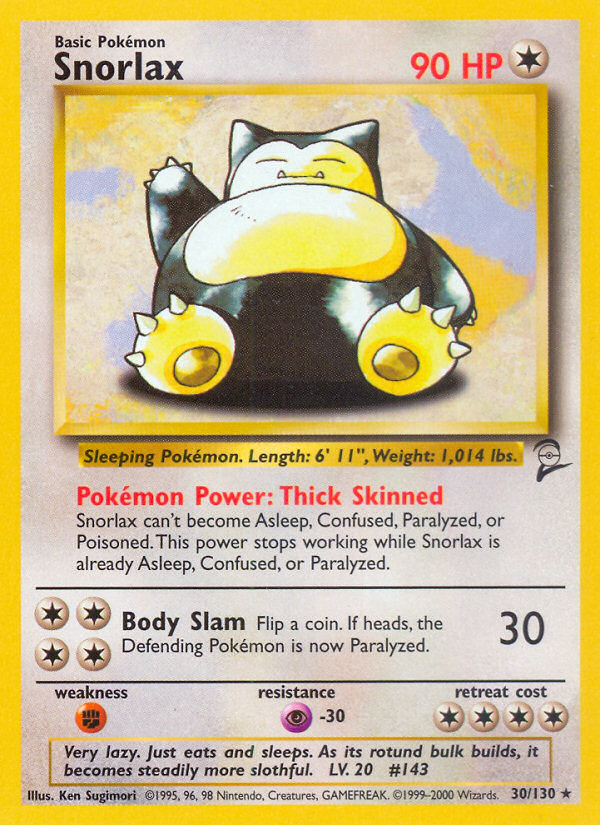 Snorlax - Base SET 2-30