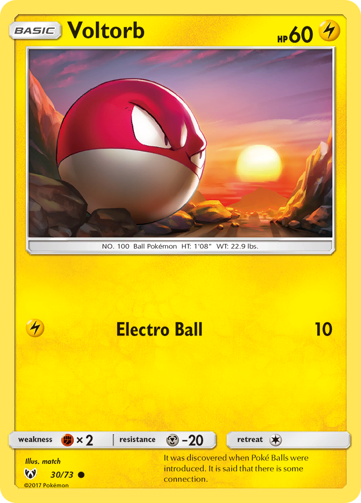 Voltorb - Shining Legends SET-30