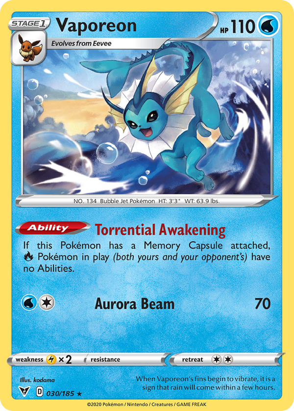 Vaporeon - Vivid Voltage SET-30