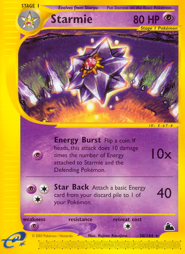 Starmie - Skyridge SET-30