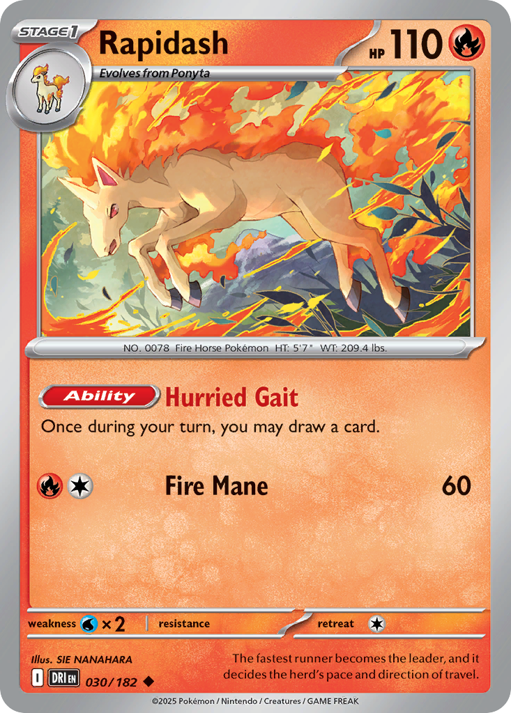 Rapidash - Destined Rivals SET-30