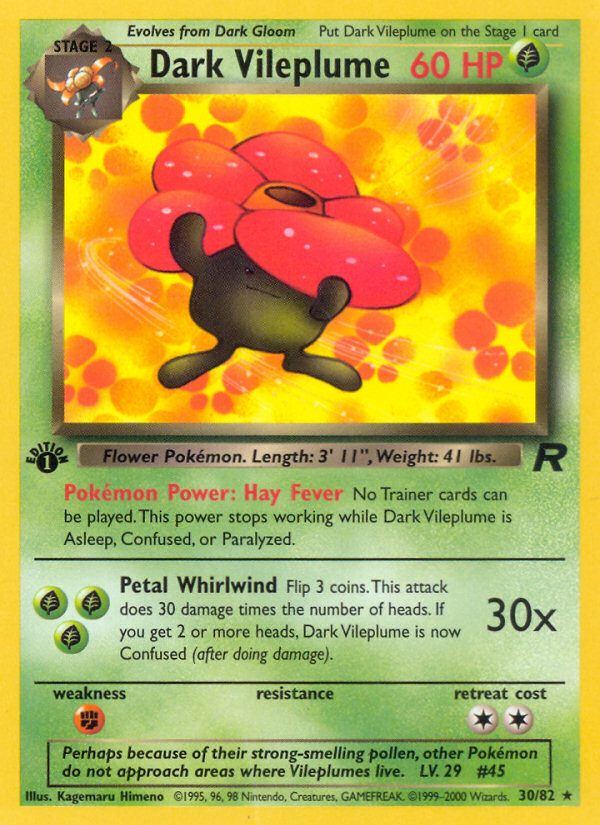 Dark Vileplume - Team Rocket SET-30