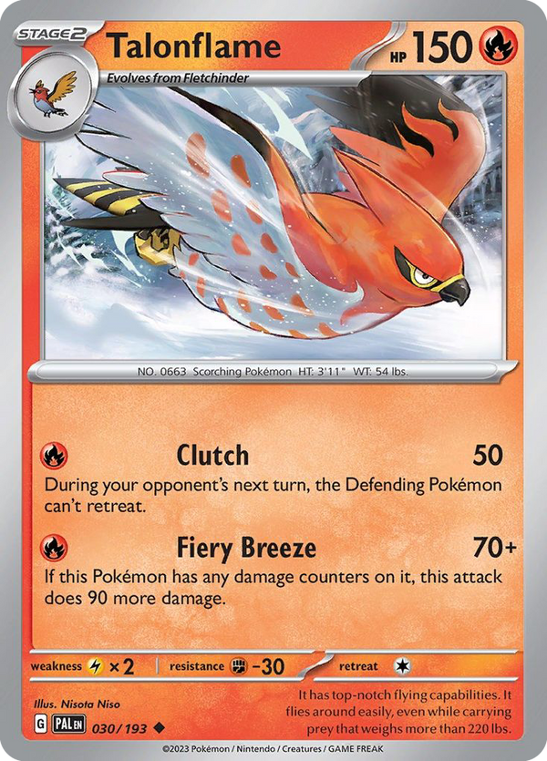 Talonflame - Paldea Evolved SET-30