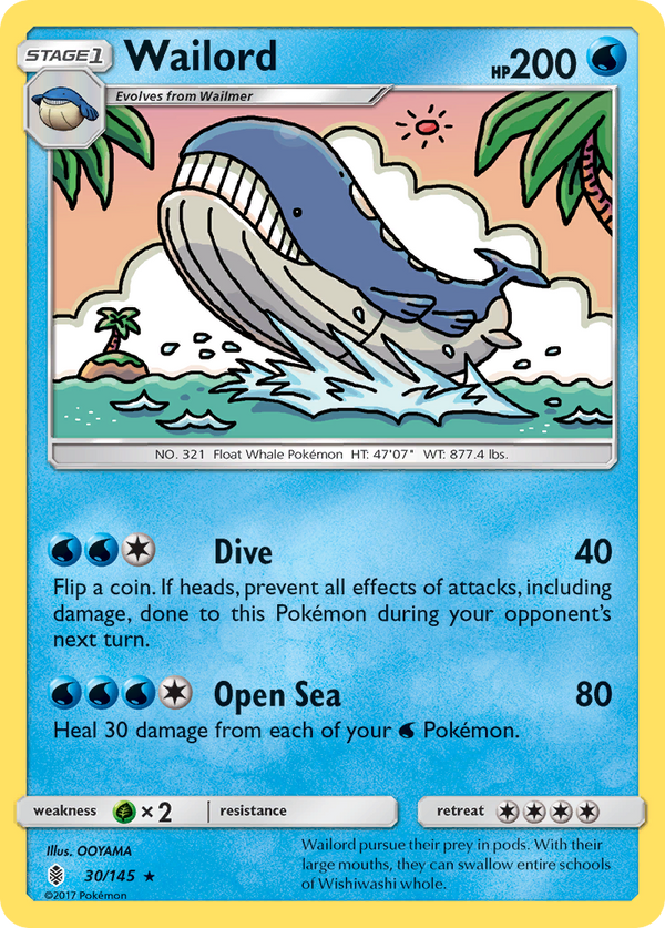 Wailord - Guardians Rising SET-30