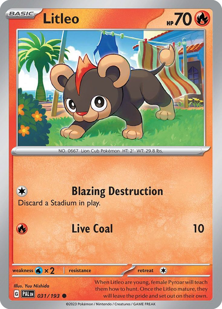 Litleo - Paldea Evolved SET-31