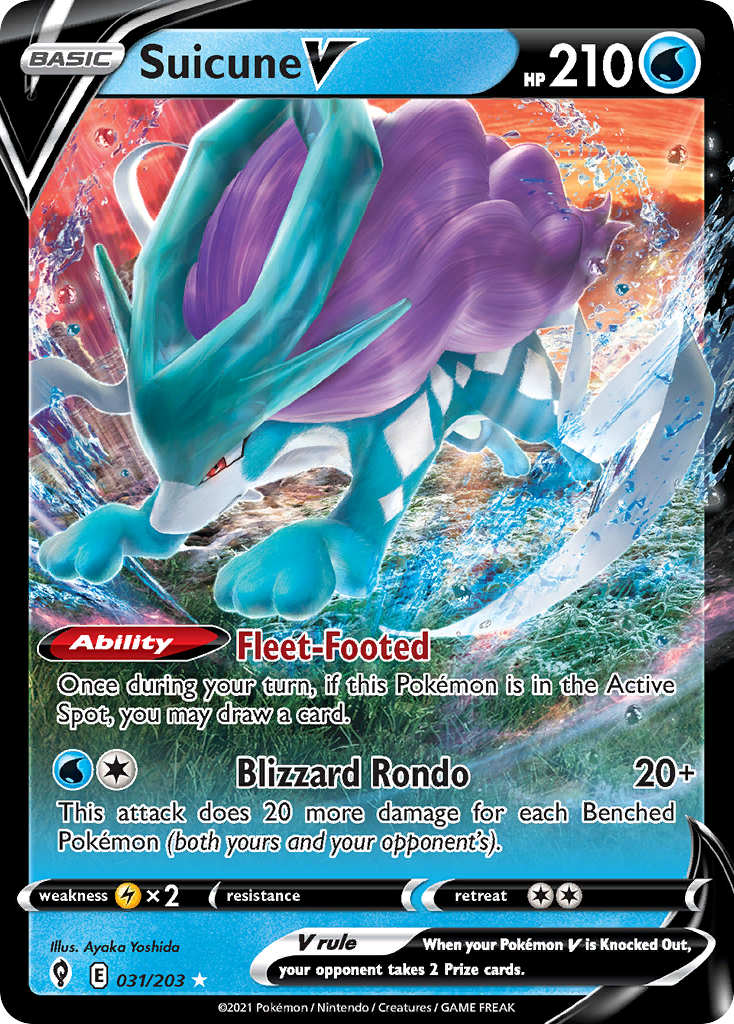 Suicune V - Evolving Skies SET-31