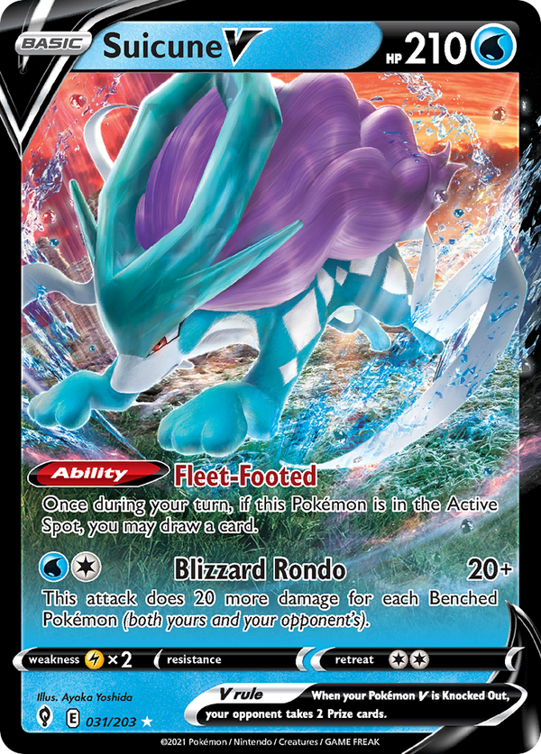 Suicune V - Evolving Skies SET-31