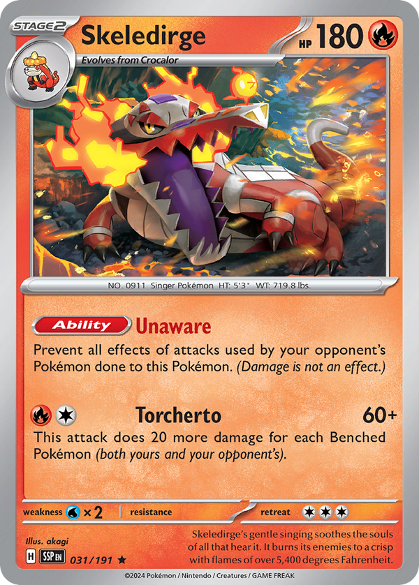 Skeledirge - Surging Sparks SET-31