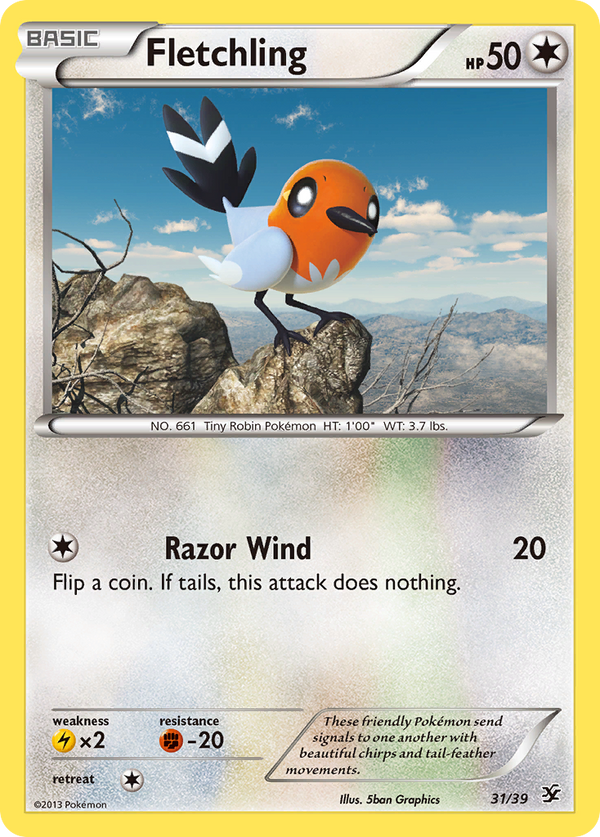 Fletchling - Kalos Starter Set SET-31