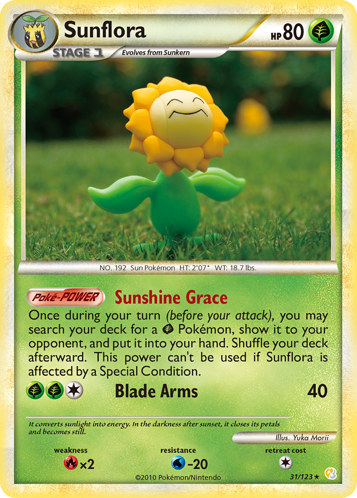 Sunflora - HeartGold & SoulSilver SET-31