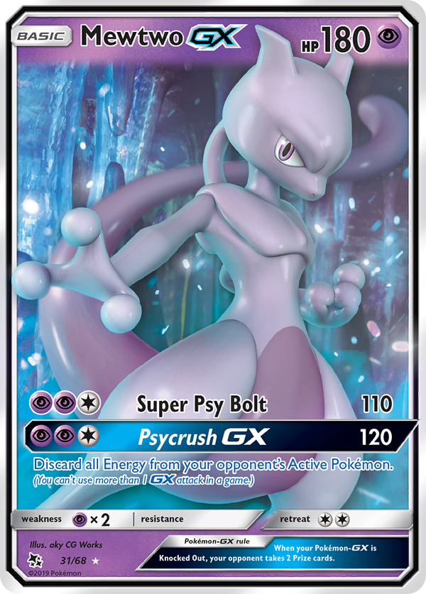 Mewtwo-GX - Hidden Fates SET-31