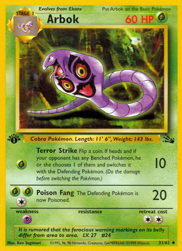 Arbok - Fossil SET-31