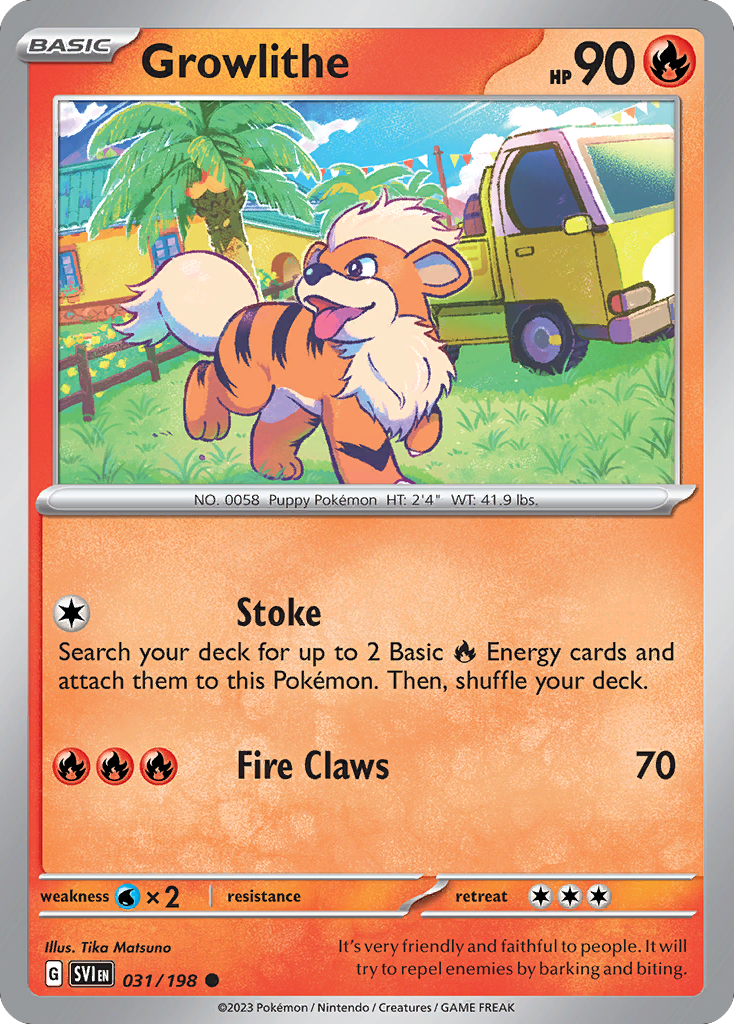 Growlithe - Scarlet & Violet SET-31